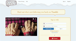 Desktop Screenshot of friendorfollow.com