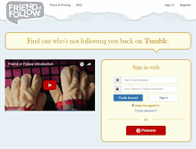 Tablet Screenshot of friendorfollow.com